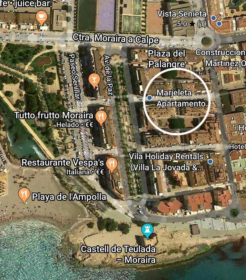 Marjeleta Apartamento Moraira Exterior foto